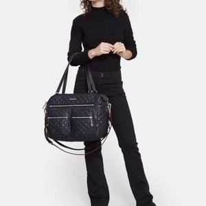 MZ Wallace Crosby Traveler Bag (Grey)